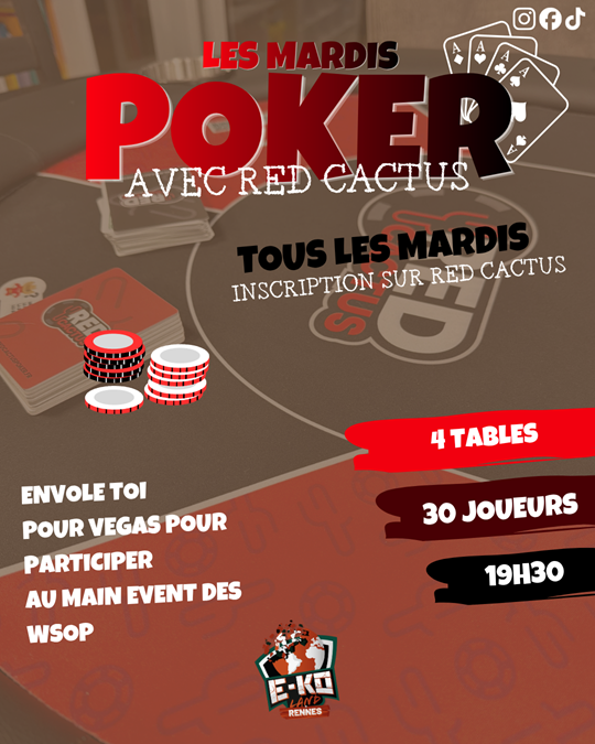 Soirée Poker le 7 avril