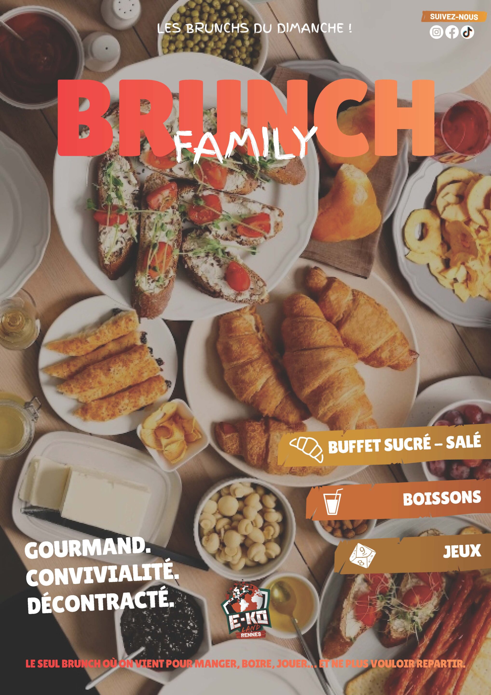 Brunch Family le dimanche 5 avril