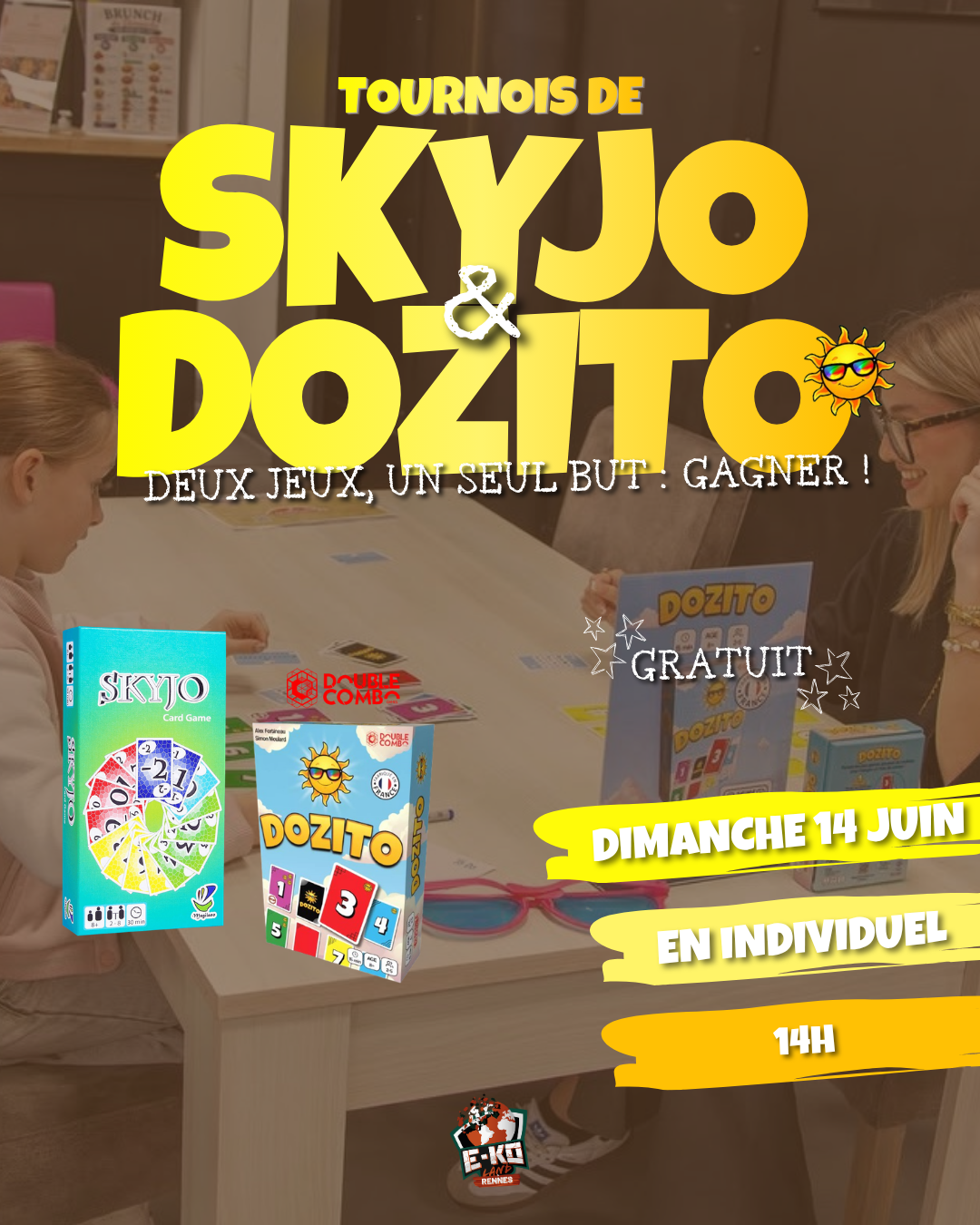 Tournois Skyjo et Dozito